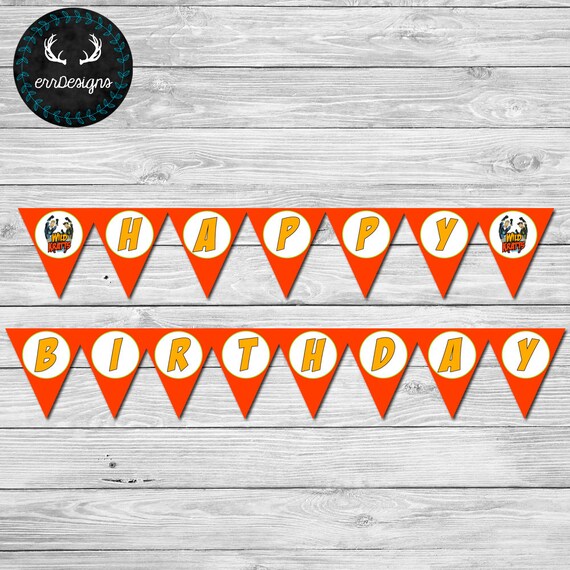 Wild Kratts Birthday Banner by ERRdesigns on Etsy