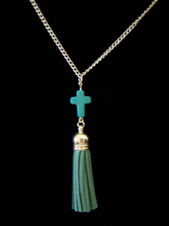 Turquoise tassel
