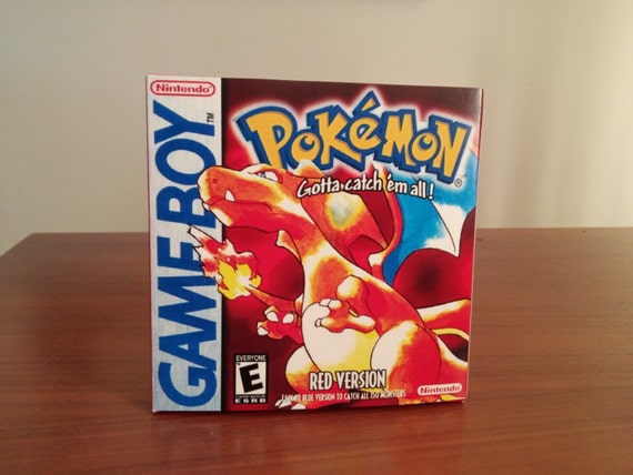 Game Boy Pokemon Red Repro Box with Insert