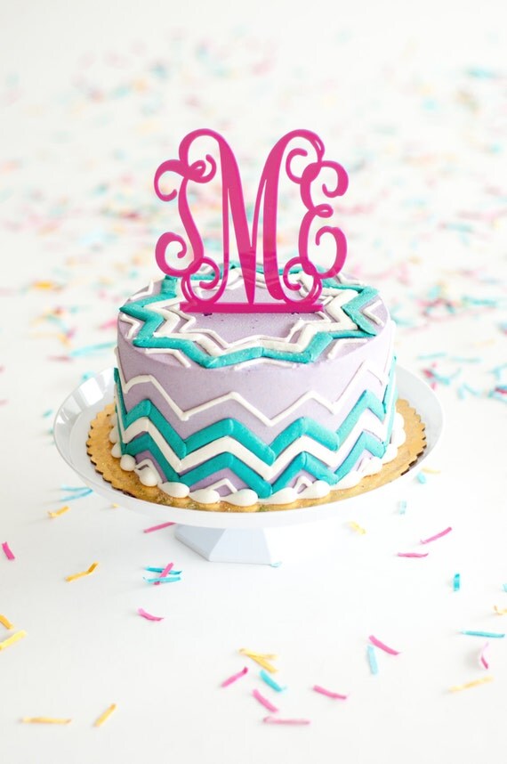 Cake & Cupcake Toppers by CCEmbroideryLLC on Etsy