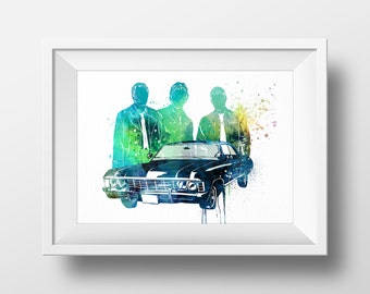 Watercolor Supernatural Art Print