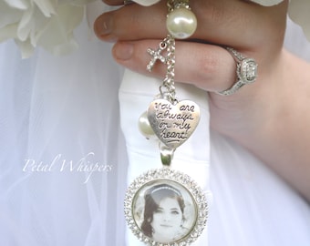 Bouquet Photo Charm - Bridal Bouquet Charm - Bride Photo Charm - Bridal Gift - Bridal Accessories - Wedding Photo Charm - Gift For Bride -