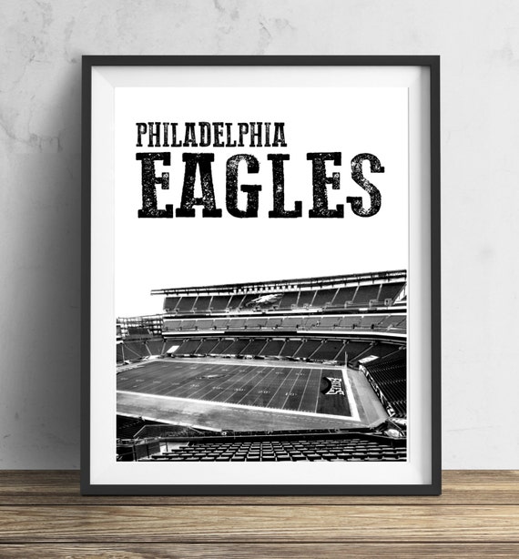Philadelphia Eagles Football Stadium Art Print by SportsPrintables