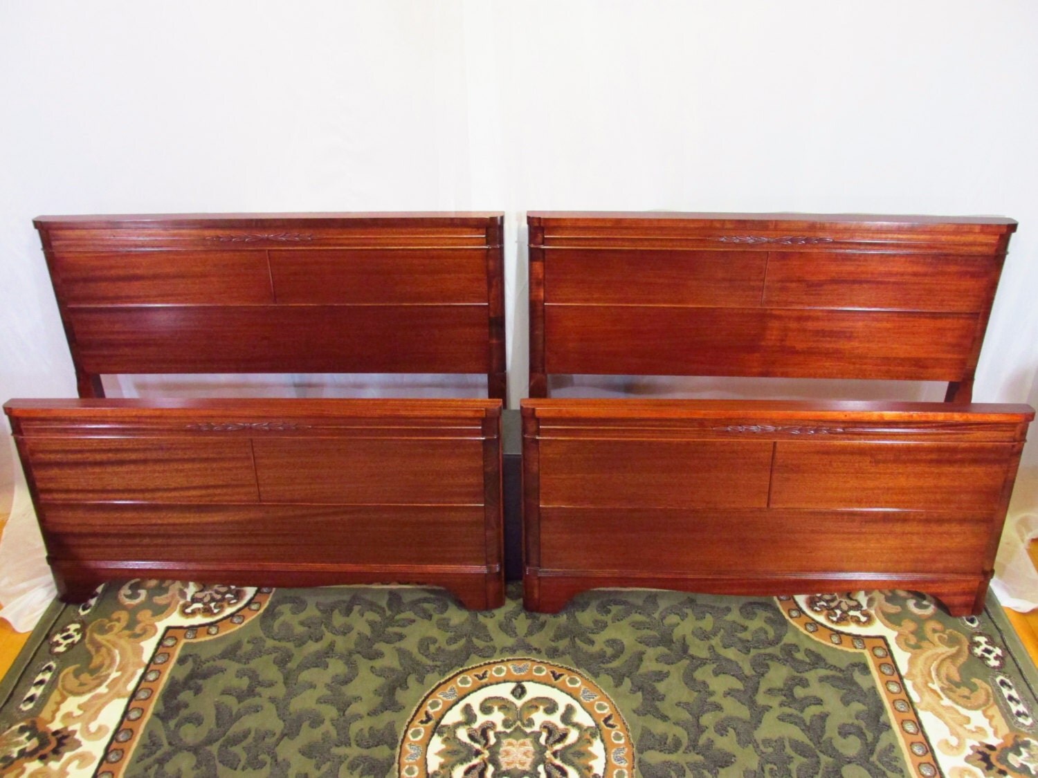 Restored Vintage / Antique Twin Bed SET Haute Juice