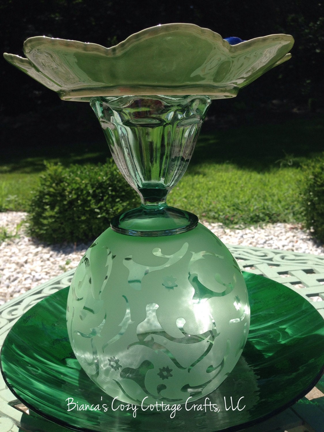 Bird bath bird feeder garden totem garden deco patio