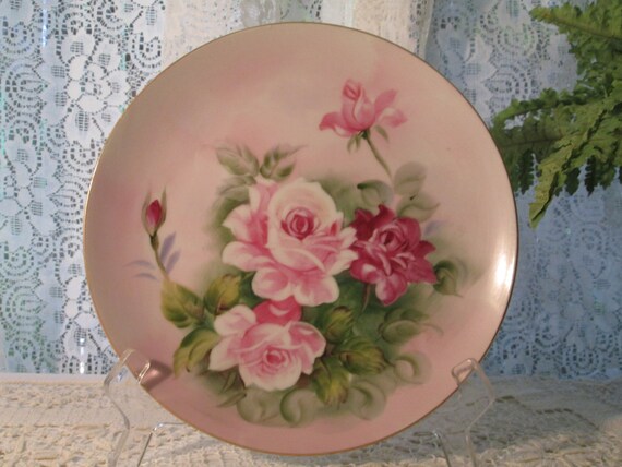 Lefton China 8 Decorative Wall Plate Vintage by TreasuresTimeworn