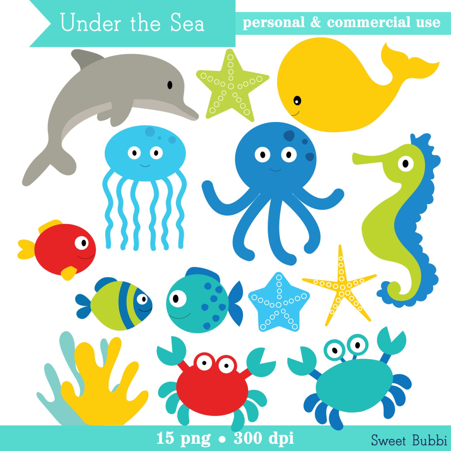 under the sea clipart free - photo #17