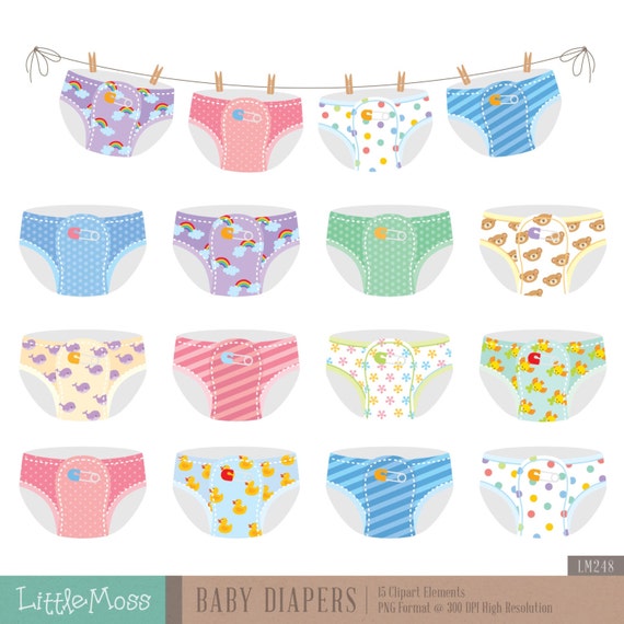 clipart baby diapers - photo #24