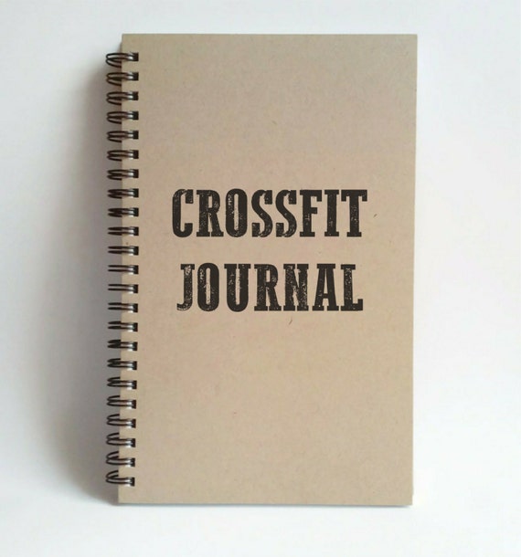Crossfit Journal 5x8 writing journal custom by JournalandCompany