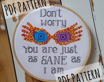 PDF Pattern - Luna Lovegood Cross Stitch