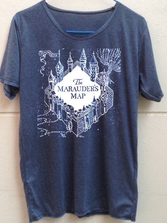 harry potter marauders map shirt