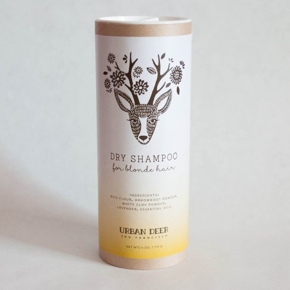 Dry Shampoo Powder for Blonde Hair Organic Perfect for