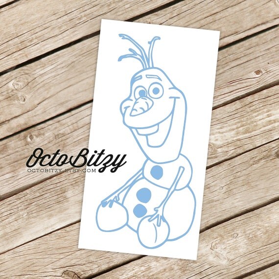 Olaf Frozen Vinyl Decal Sticker