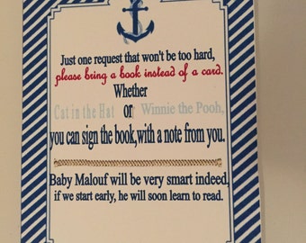 Book instead of a card insert