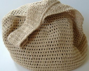 Hobo Bag - Crochet Hobo Bag - Large Bag - Beach Bag - Large Market Bag - Crochet Purse - Large Purse - Hobo Style Bag - Tote - Gift For Her