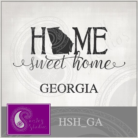 Download Georgia Home Sweet Home Vector ai eps svg by ...