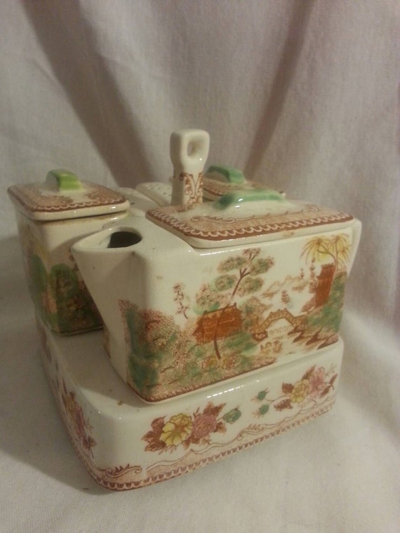 Vintage Jewel Japan Condiment Serving Set for by