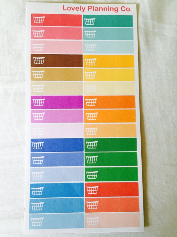 Laundry Basket Label by LovelyPlanningCo on Etsy