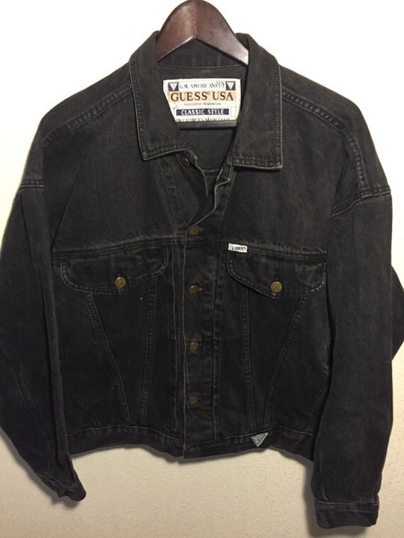 Vintage 1980's Men's Guess Jean Jacket Size medium