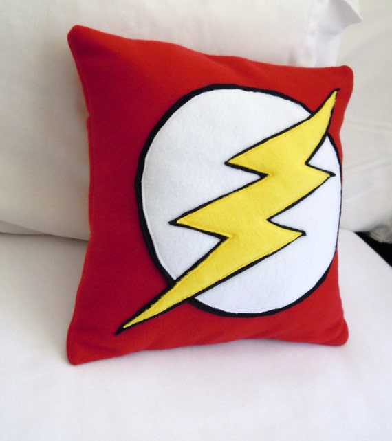 Flash Fleece Throw Pillow DC Comics