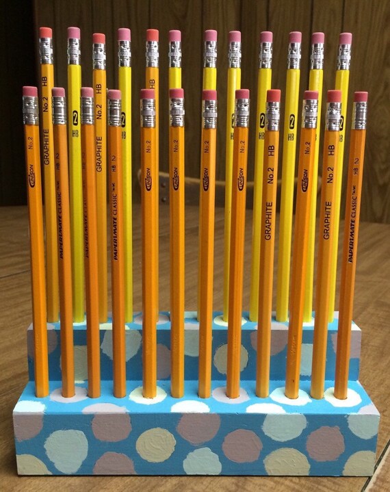 Classroom Set Pencil Holder by WoodcraftsbyKing on Etsy