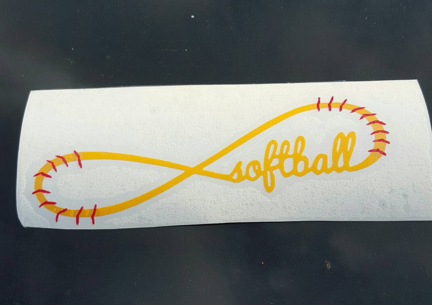 Vinyl Infinity Softball decal