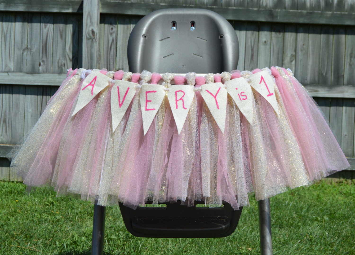 High chair tutu tutorial