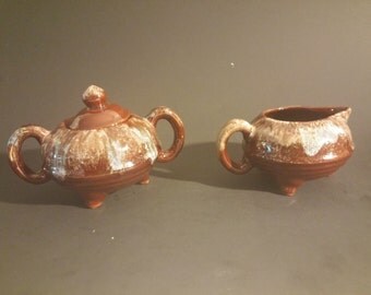 Vintage Japanese Sugar and Creamer Set