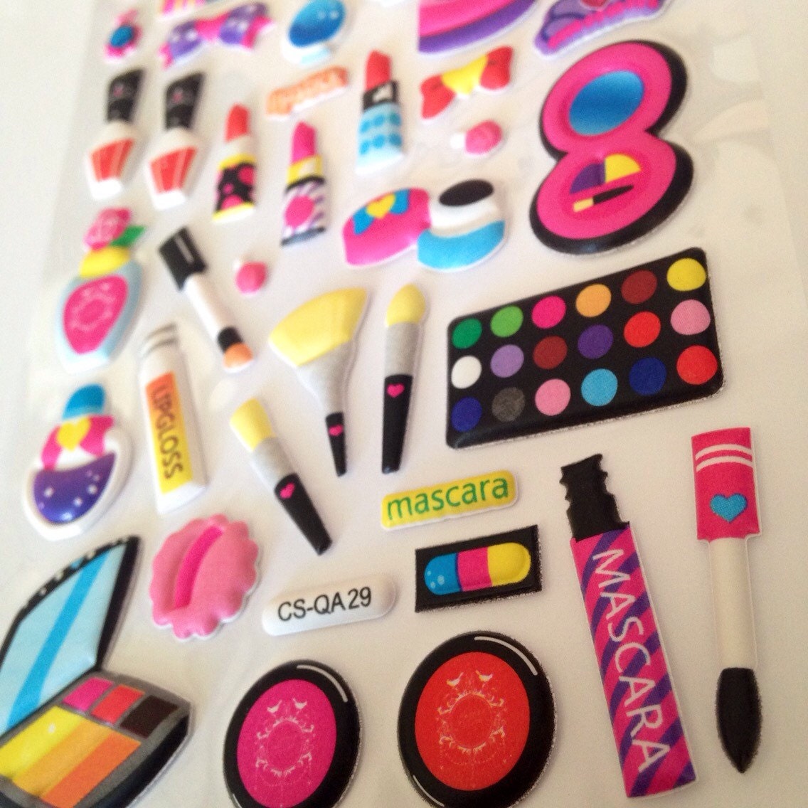 BESTSELLER Puffy Stickers / Makeup stickers / Cute Stickers