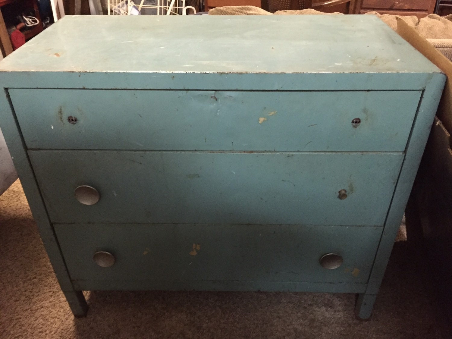 Summins metal 3 drawer dresser Haute Juice