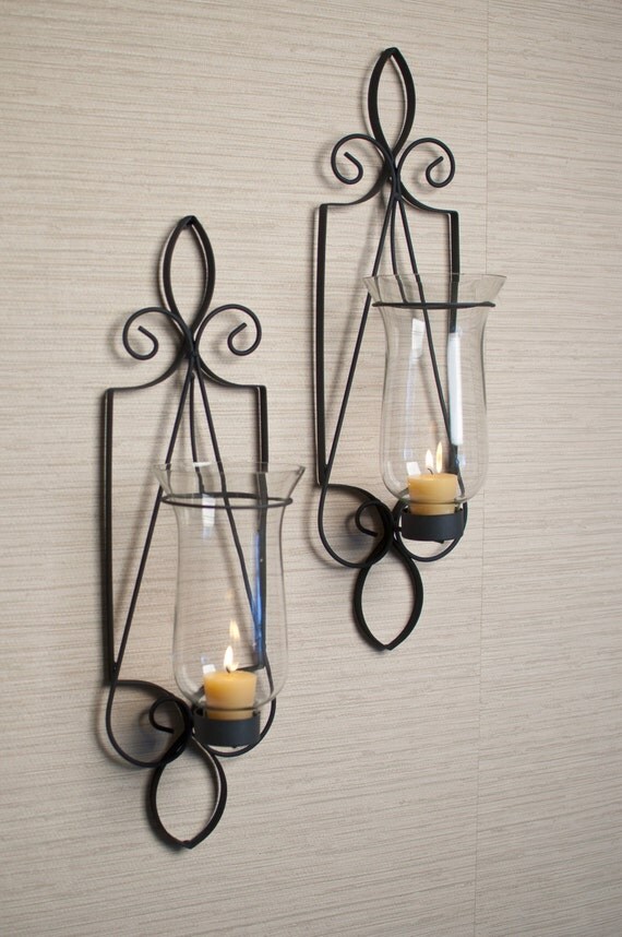Tuscan 21 Candle Holder Wall Sconce Set Handmade