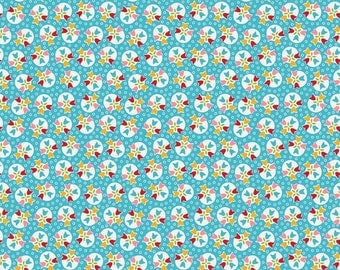Bloom and Bliss Blue Tulip by Nadra Ridgeway for Riley Blake Designs - C4584-Blue - 1/2 yard cut