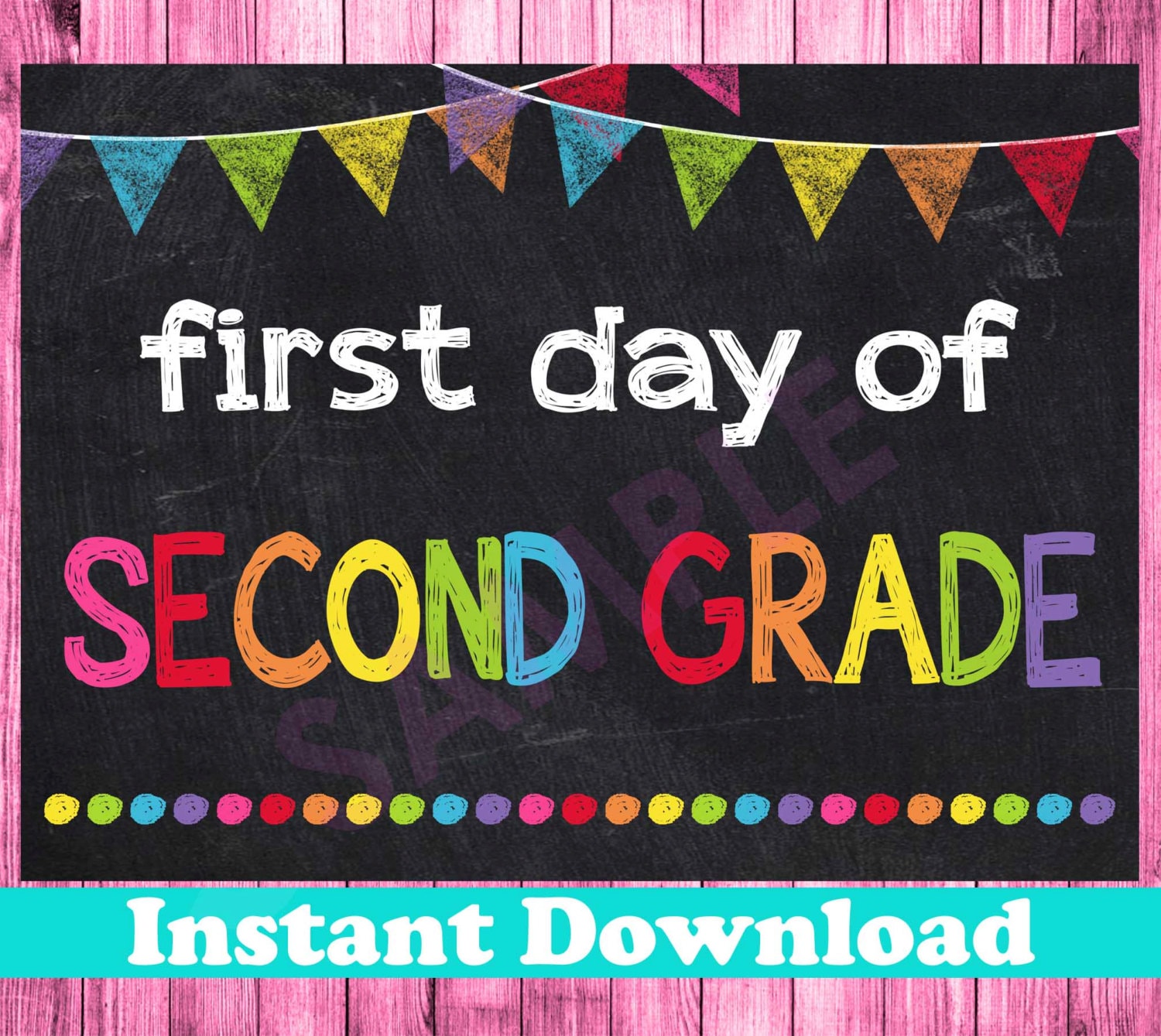 first-day-of-2nd-grade-sign-free-printable