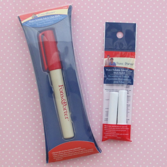 Fabric Glue Stick Water Soluble Fons & Porter craft and