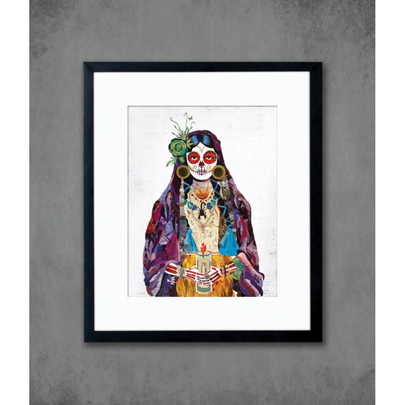 Senorita Day of the Dead Art Print by dolangeim