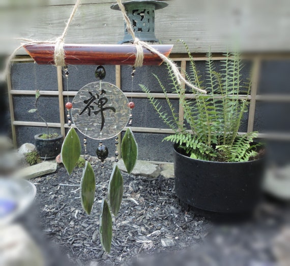 Zen Garden Glass Sculpture Garden Art by JewelsInTheGarden on Etsy