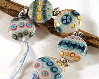Lampwork Art Beads by Jeanniesbeads #438