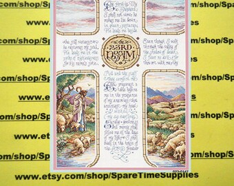 Janlynn Corporation - 023-0147 23rd Psalm - counted cross stitch - approx. 10.5” x 16.5” - 1 kit