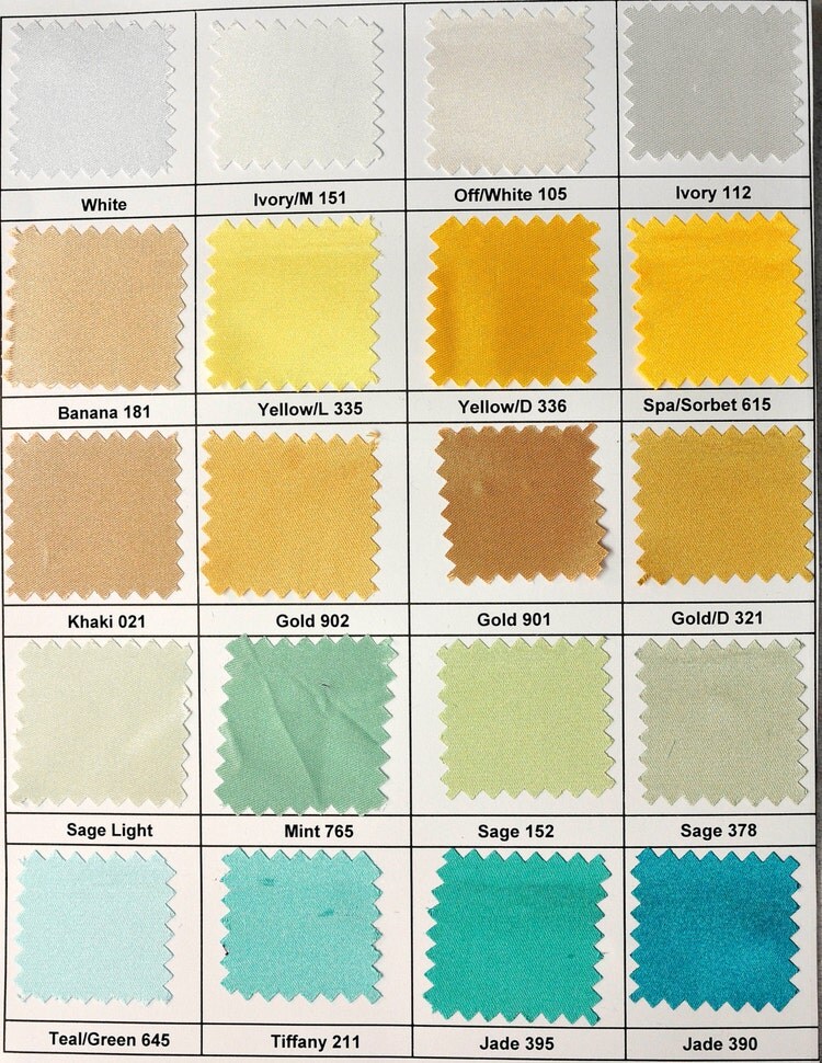 Shiny Satin poly fabric.. 60 wide.. choice of color by missnancy48