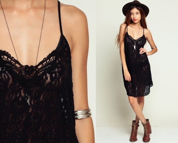 black babydoll slip