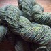 Wool knitting yarn Peace Fleece worsted weight Anna's Grasshopper sage green