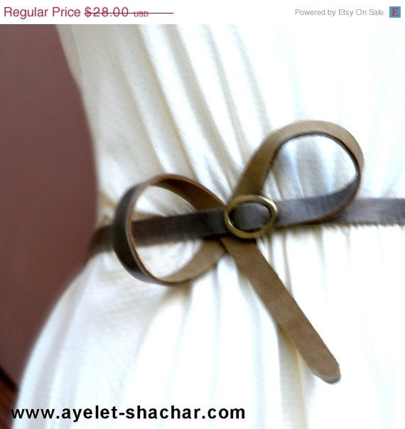 Bow Belt bowtie belt women belts leather belt by AyeletShachar