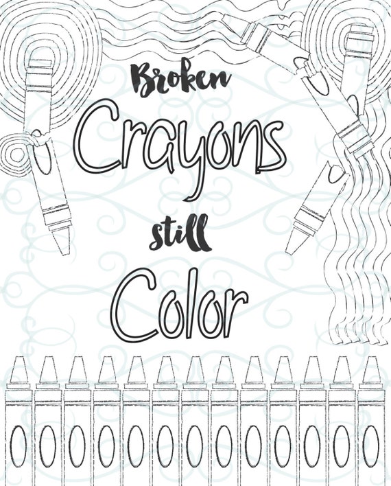 Encouraging Coloring Pages For Kids