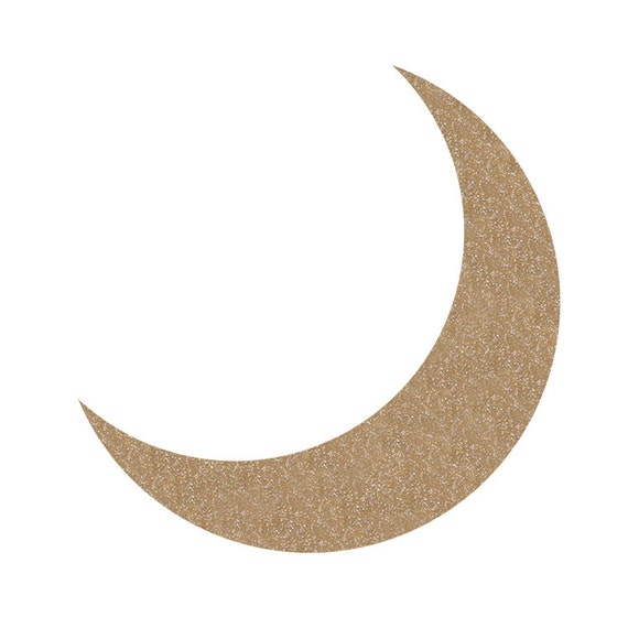 Crescent Moon Decal Sticker by SimplySierraStudio on Etsy