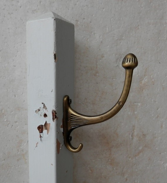 antique brass hall tree hook new restore restoration