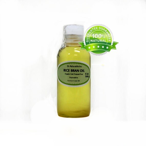 4 oz Pure Rice Bran Oil Organic Cold Pressed by kessil2000