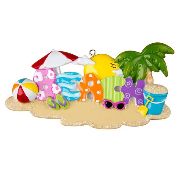 personalized christmas ornament beach honolulu hawaiian personalized christmas ornament beach honolulu hawaiian