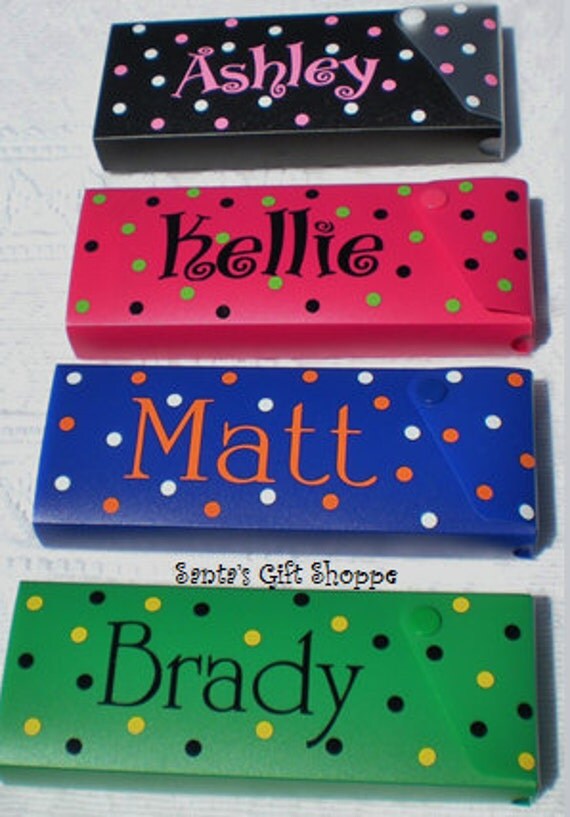Pencil/Crayon Box Personalized School Organizer MakeUp