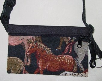 Horse and Rider Equestrian Travel-Lite Hip Pack,Equestrian Handbag,Horse Fanny Pack