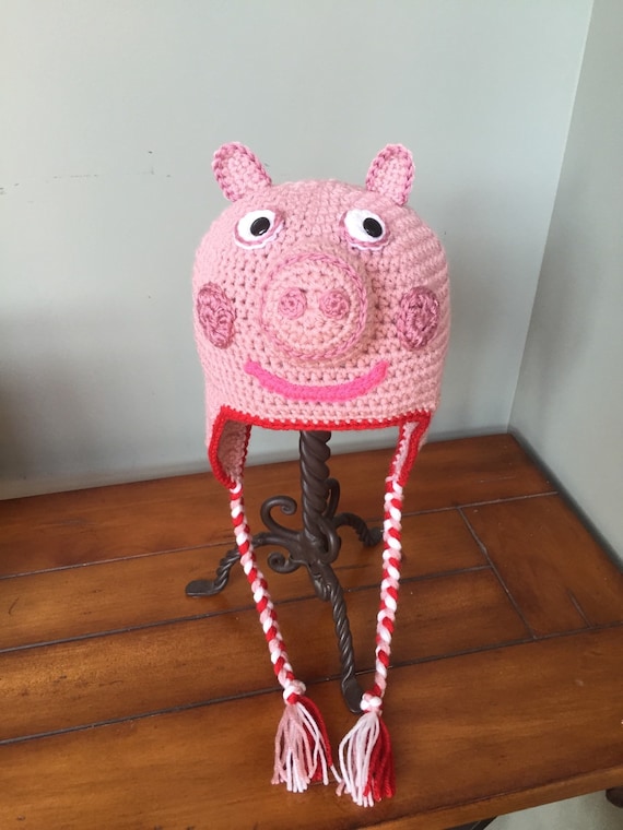 Peppa Pig Inspired Hat You Choose Size by AddysHats on Etsy